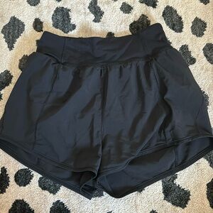 Lululemon high waisted track shorts